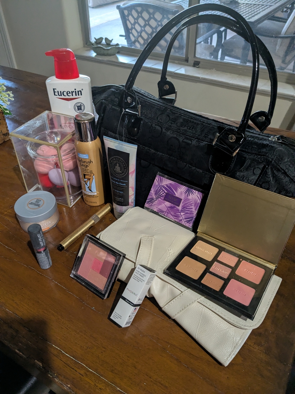 Black Caboodle Envy Makeup Bag & Addl Makeup Brush Holder With Beauty Bundle - Picture 2 of 13